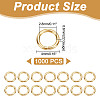 ARRICRAFT 1000Pcs 304 Stainless Steel Jump Rings STAS-AR0002-11-2