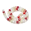 Glass Beads Strands EGLA-A034-M8mm-57-5