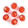 Transparent Acrylic Beads OACR-Q015-02G-1