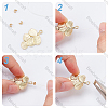200Pcs Brass Crimp Beads Covers FIND-BBC0003-63-5