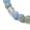 Natural Mixed Gemstone Beads Thread Stretch Bracelets for Women BJEW-JB11247-4