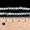 Faceted Bicone Electroplate Glass Beads Strands EGLA-P016-4mm-AB02-5