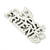 Tibetan Style Alloy Connector Charms TIBE-I026-6020AS-2