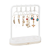 Plastic Doll Garment Rack & Clothes Hanger Sets ODIS-WH0038-05-1