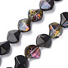 Electroplate Glass Beads Strands EGLA-N008-019-A02-1