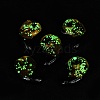 Luminous Handmade Silver Foil Lampwork Beads LAMP-F022-05E-3