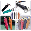 FINGERINSPIRE 4Pcs 4 Colors PU Leather Hairdressing Scissor Pouch AJEW-FG0002-33-4