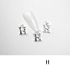 Alloy Rhinestone Cabochons MRMJ-T056-93P-H-1