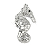 Brass Micro Pave Cubic Zirconia Pendants KK-I719-38P-1