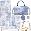 DIY Imitation Leather Sew on Women's Marble Pattern Handbag Making Kits DIY-WH0320-18B-1