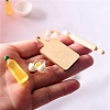 Dollhouse Miniature Kitchen Play Rolling Pin Egg Bowl Olive Oil Tool Model PW-WG68321-01-3
