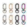 Biyun 8Pcs 4 Colors Zinc Alloy Swivel Clasps FIND-BY0001-07-1