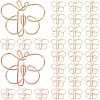 50Pcs 2 Colors Mini Iron Place Card Holders AJEW-CP0007-80-1
