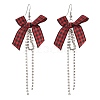 Polyester Dangle Earrings EJEW-JE06222-2