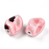 Handmade Porcelain Beads PORC-N008-06O-2