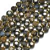 Natural Glaucophane Beads Strands G-C116-A29-02-2