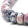 Synthetic Ocean White Jade Beads Strands LS-G-S257-5x10mm-10-3