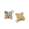 304 Stainless Steel with Rhinestone Pendants SA-CBA49D2-08G-02-2
