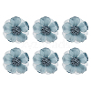 6Pcs Flower Cloth Brooches for Backpack Clothes Wedding Party JEWB-FH0002-38C-1