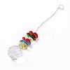 Crystal Teardrop Beaded Wall Hanging Decoration Pendant Decoration HJEW-G019-01B-2