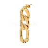 Iron Plating(IP) 304 Stainless Steel Stud Earrings EJEW-D095-23G-6