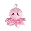Ocean Theme Transparent Resin Pendants RESI-I351-03P-06-1