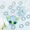 20Pcs Zinc Alloy Spring Gate Rings PALLOY-SP0001-11-4