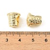 Brass European Beads KK-CBA9CBD-19G-3
