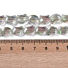 Electroplate Glass Beads Strands EGLA-Q128-06A-FR03-4