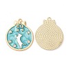 Alloy Enamel Pendants ENAM-C005-31G-03-1