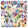 Light Bulb PVC Self Adhesive Stickers STIC-PW0017-05-1