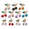 Alloy Rhinestone Pendants ALRI-TA0001-11-2