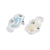 10Pcs Transparent Luminous Acrylic Pendants TACR-FP0001-02B-3