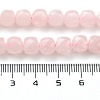 Natural Rose Quartz Beads Strands G-H028-A03-01-5