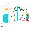 PVC Height Growth Chart Wall Sticker DIY-WH0232-016-3