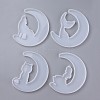 DIY Food Grade Silicone Moon Molds Sets DIY-TAC0007-35-1