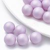 Eco-Friendly Plastic Imitation Pearl Beads X-MACR-S277-14mm-B-2