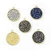 Rhinestone Pendants KK-C246-08LG-1