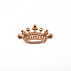 Crystal Rhinestone Crown Brooch JEWB-WH0022-29-2