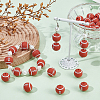 32Pcs All Kinds of Sports Balls Silicone Beads SIL-SC0001-81A-4