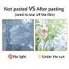 16 Sheets 8 Styles Waterproof PVC Colored Laser Stained Window Film Static Stickers DIY-WH0314-072-8