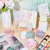 6 Rolls 6 Colors Fishtail Yarn Iridescent Ribbon for Bowknot Making OCOR-WR0001-57-4