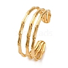 304 Stainless Steel Cuff Bangles for Women BJEW-P347-02A-4