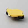 Opaque Resin Pendants LS-RESI-WH0001-04D-2