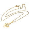304 Stainless Steel Snake Pendant Necklaces for Women Men NJEW-Z063-03G-06-2