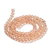 Transparent Electroplate Glass Beads Strands LS-EGLA-A039-T2mm-L15-2