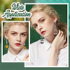 100Pcs 2 Colors 304 Stainless Steel Leverback Earring Findings STAS-BBC0001-56-6