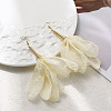 Alloy & Cloth Dangle Earrings WG6E4DC-01-4