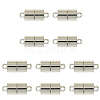 10 Bags Brass Magnetic Clasps with Loops KK-FS0002-02P-1