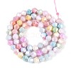 Anti-Tarnish Electroplate Bicone Glass Beads Strands EGLA-T021-6mm-16-10-2